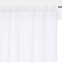 Занавеска С отделкой со сборками Limpo 350 x 140 см белый LA REDOUTE INTERIEURS  фото, kupilegko.ru